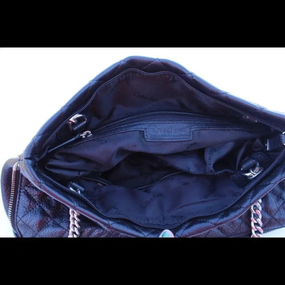 Calvin Klein quilted leather tote bag - Picture 4 of 8